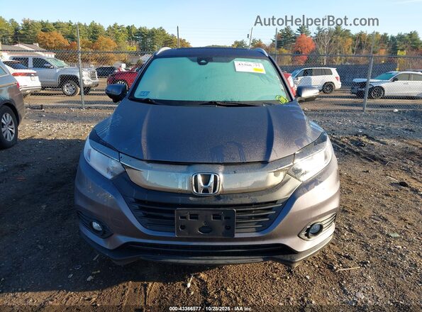 3CZRU6H58MM749317 2021 HONDA HR-V Серый Вид щитка приборов