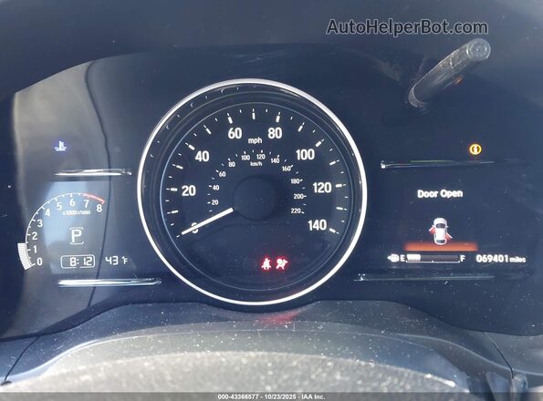 3CZRU6H58MM749317 2021 HONDA HR-V Серый Вид задних сидений
