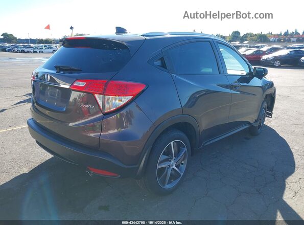 3CZRU6H70NM719635 2022 HONDA HR-V Purple Հետևի աջ
