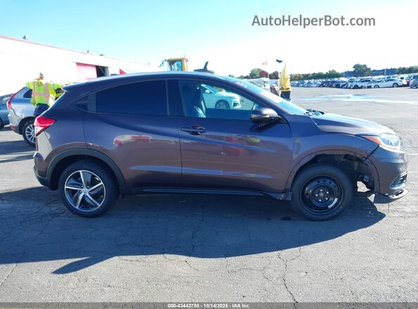 3CZRU6H70NM719635 2022 HONDA HR-V Purple Սալոնի հետևի տեսք