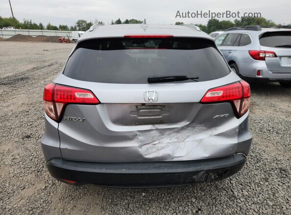 3CZRU6H71JM727513 2018 HONDA HR-V Silver Rear view