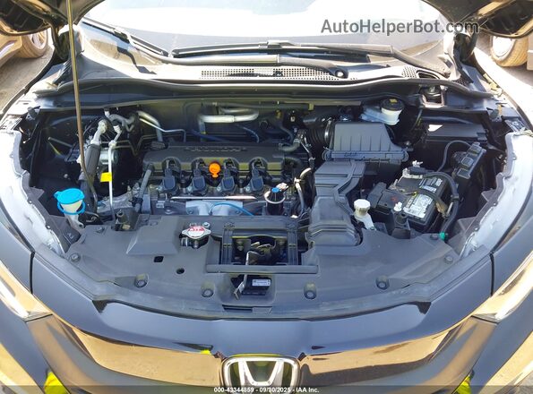 3CZRU6H72NM725095 2022 HONDA HR-V Black უკანა ხედი