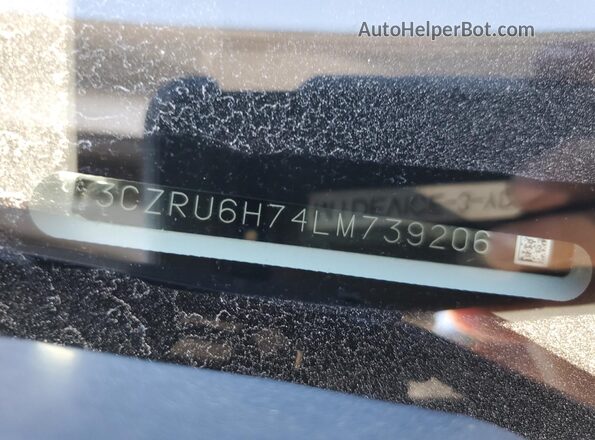 3CZRU6H74LM739206 2020 HONDA HR-V White Widok komory silnika
