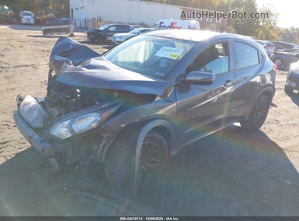 3CZRU6H75HM732899 2017 HONDA HR-V Gray Առջևի ձախ երեք քառորդ տեսարան