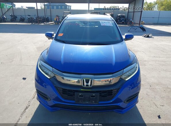 3CZRU6H96LM723283 2020 HONDA HR-V Blue ხელსაწყოთა პანელის ხედი