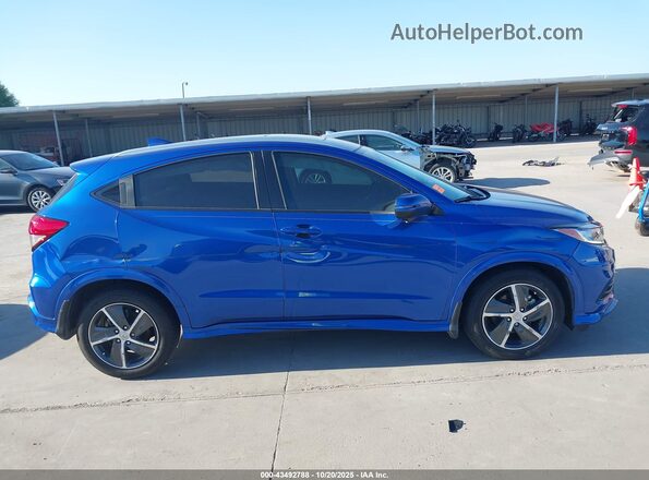 3CZRU6H96LM723283 2020 HONDA HR-V Blue უკანა სალონის ხედი