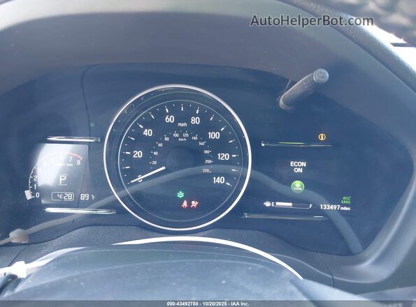 3CZRU6H96LM723283 2020 HONDA HR-V Blue უკანა სავარძლების ხედი