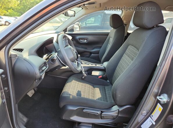 3CZRZ2H39PM746696 2023 HONDA HR-V Gray Vista interior delantera