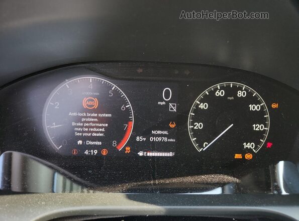 3CZRZ2H39PM746696 2023 HONDA HR-V Gray Vista del cuadro de instrumentos