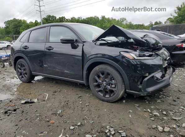 3CZRZ2H51PM722264 2023 HONDA HR-V Black Передня права чверть