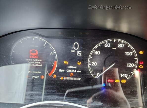 3CZRZ2H53RM714363 2024 HONDA HR-V White Սարքավորումների վահանակի տեսք