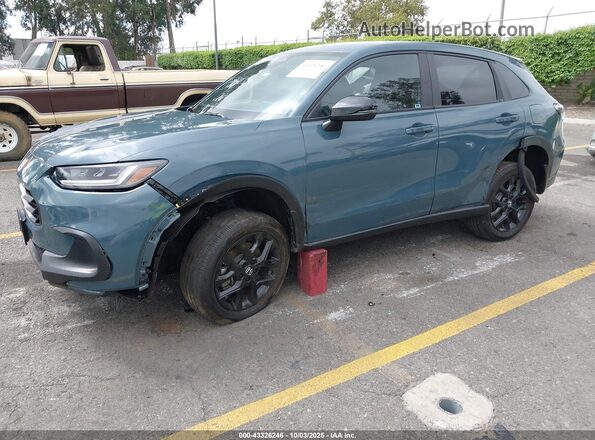 3CZRZ2H56RM759362 2024 HONDA HR-V Синий Вид спереди