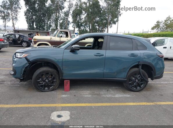 3CZRZ2H56RM759362 2024 HONDA HR-V Синий Панорамный вид салона 360°