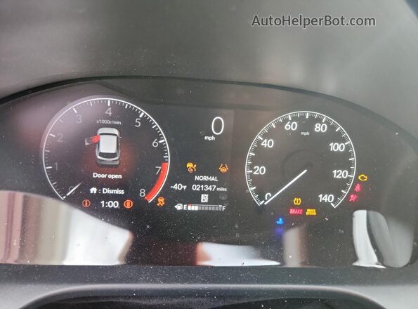 3CZRZ2H71RM765877 2024 HONDA HR-V Blue Սարքավորումների վահանակի տեսք