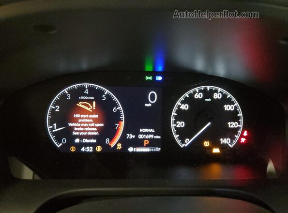3CZRZ2H77TM703004 2026 HONDA HR-V Серебряный Вид щитка приборов