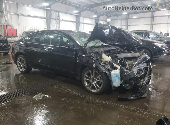 3FA6P0CD3LR207948 2020 FORD FUSION Black Delantero derecho