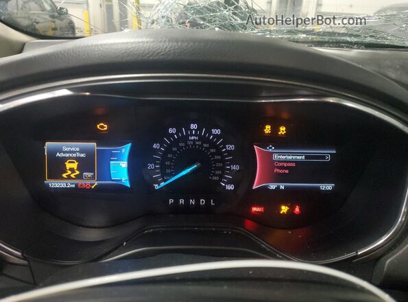 3FA6P0CD3LR207948 2020 FORD FUSION Black Vista del cuadro de instrumentos