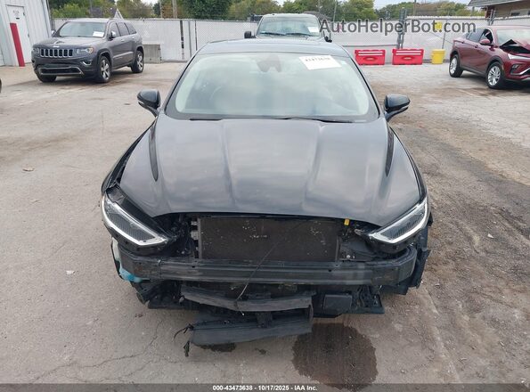 3FA6P0CD7LR116357 2020 FORD FUSION Black Widok zestawu wskaźników