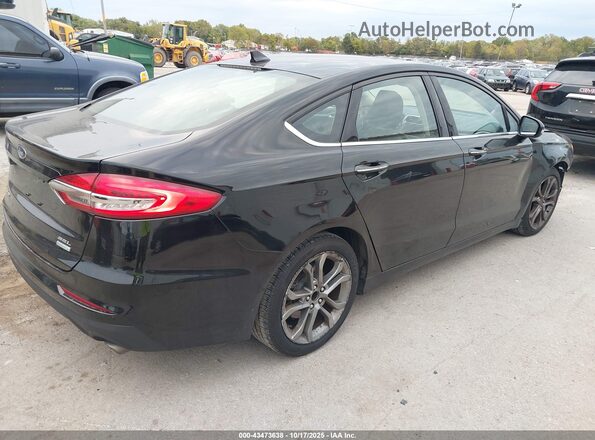 3FA6P0CD7LR116357 2020 FORD FUSION Black Tył prawy