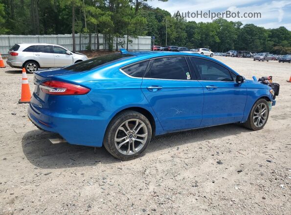 3FA6P0CD8LR118196 2020 FORD FUSION Синий Задняя правая четверть