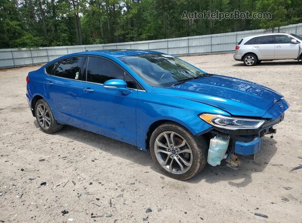 3FA6P0CD8LR118196 2020 FORD FUSION Синий Передняя правая четверть
