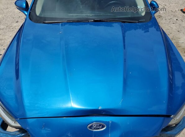 3FA6P0CD8LR118196 2020 FORD FUSION Синий Вид задней части салона
