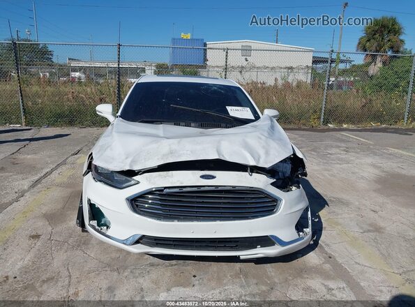 3FA6P0CDXLR151880 2020 FORD FUSION White Widok wnętrza z tyłu