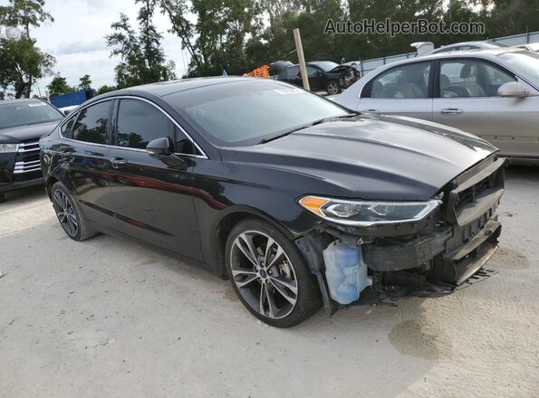 3FA6P0D93LR174119 2020 FORD FUSION Black Delantero derecho