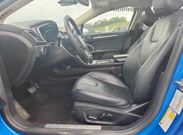 3FA6P0D97LR137770 2020 FORD FUSION Blue Vista interior delantera