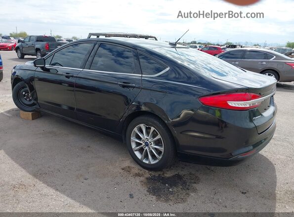 3FA6P0H72HR388230 2017 FORD FUSION Black უკანა მარცხენა