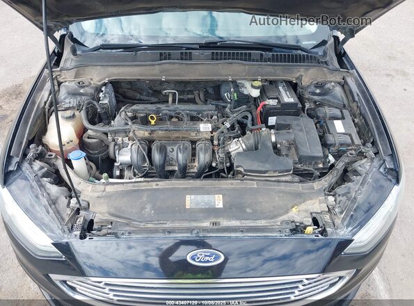 3FA6P0H72HR388230 2017 FORD FUSION Black უკანა ხედი