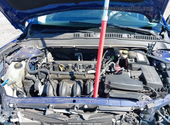 3FA6P0H74GR210589 2016 FORD FUSION Blue Հետևի տեսք