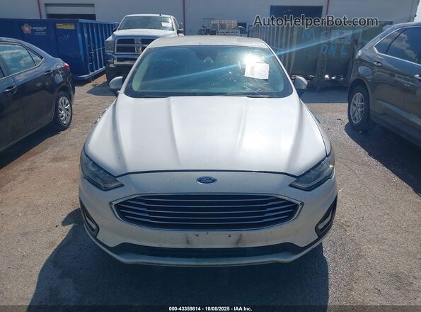 3FA6P0HD0LR108528 2020 FORD FUSION White Вид щитка приладів