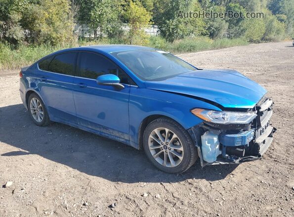 3FA6P0HD0LR167675 2020 FORD FUSION Blue Передня права чверть