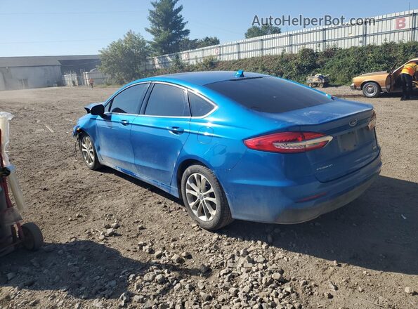3FA6P0HD0LR167675 2020 FORD FUSION Blue Задня ліва чверть