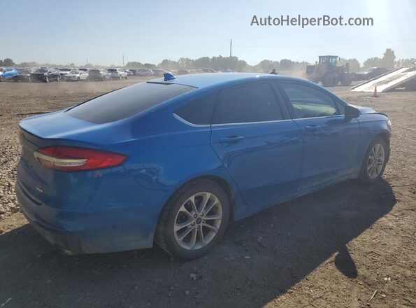 3FA6P0HD0LR167675 2020 FORD FUSION Blue Задня права чверть