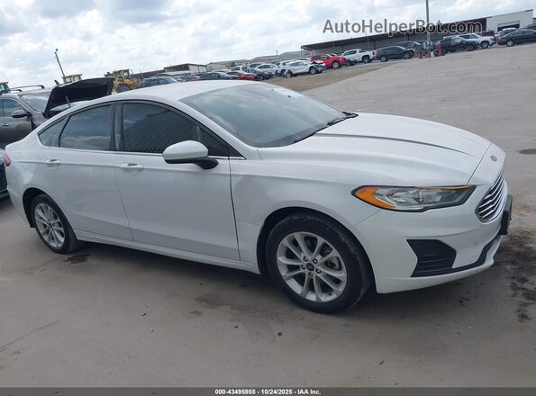 3FA6P0HD0LR258431 2020 FORD FUSION Белый Вид задней части салона