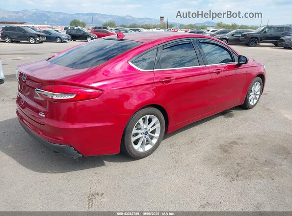 3FA6P0HD1LR132577 2020 FORD FUSION Maroon Trasero derecho