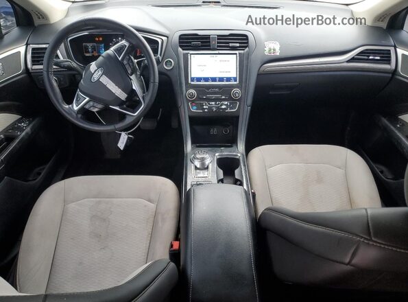 3FA6P0HD1LR147791 2020 FORD FUSION White Вид панелі приладів