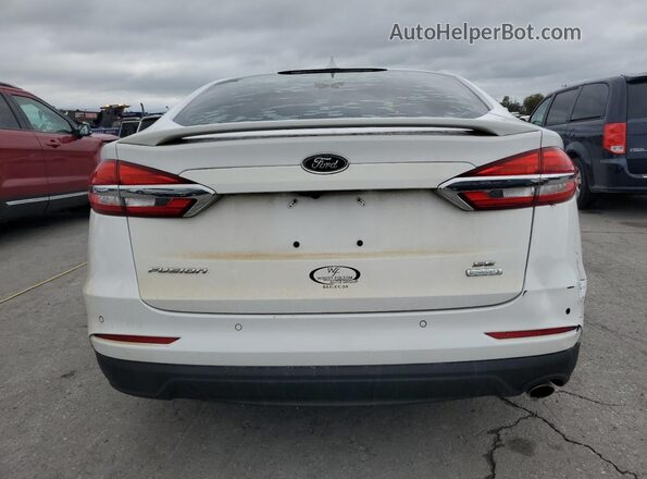 3FA6P0HD1LR147791 2020 FORD FUSION White Вид ззаду