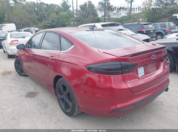 3FA6P0HD2GR112781 2016 FORD FUSION Red 