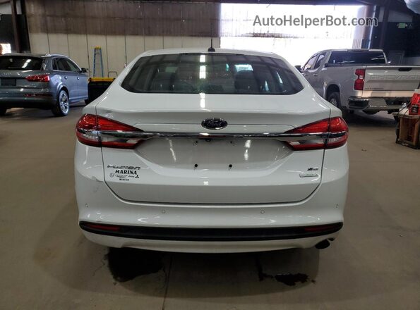 3FA6P0HD2HR189538 2017 FORD FUSION White Вид ззаду