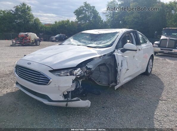 3FA6P0HD3LR107549 2020 FORD FUSION White Vista tres cuartos delantera izquierda