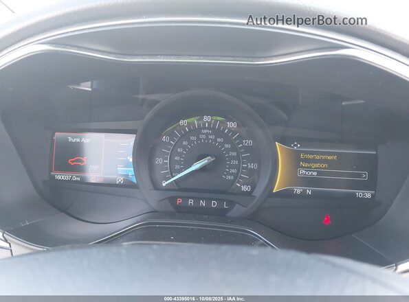 3FA6P0HD3LR143497 2020 FORD FUSION White Widok tylnych siedzeń