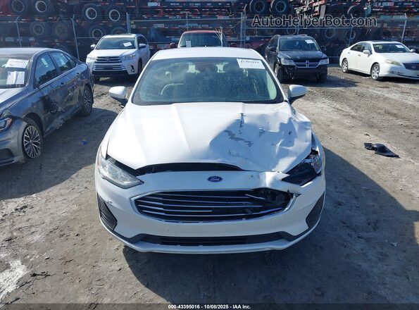 3FA6P0HD3LR143497 2020 FORD FUSION White Widok zestawu wskaźników