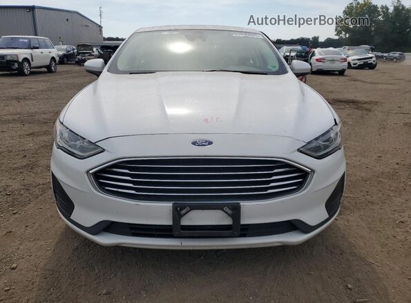 3FA6P0HD4LR167839 2020 FORD FUSION Белый Вид спереди
