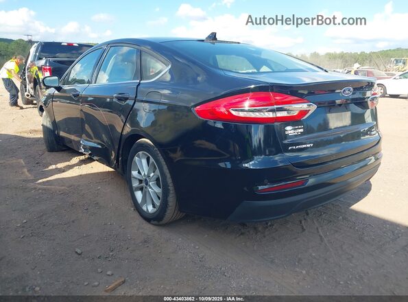 3FA6P0HD4LR183717 2020 FORD FUSION Black Tył lewy