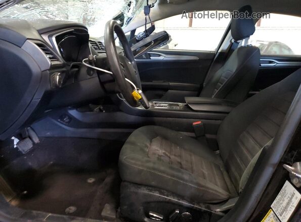 3FA6P0HD4LR221205 2020 FORD FUSION Черный Вид салона спереди