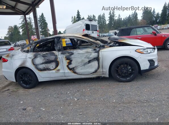 3FA6P0HD7LR214782 2020 FORD FUSION White Instrument cluster view