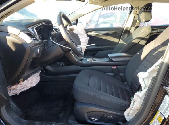 3FA6P0HD7LR249337 2020 FORD FUSION Черный Вид салона спереди